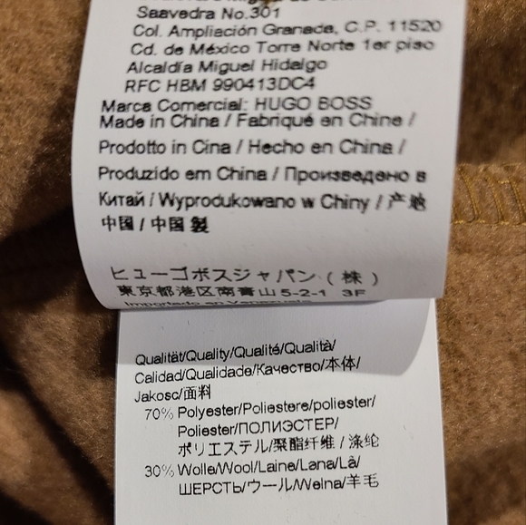 Hugo Boss Wool Blend Shacket - Picture 5 of 5